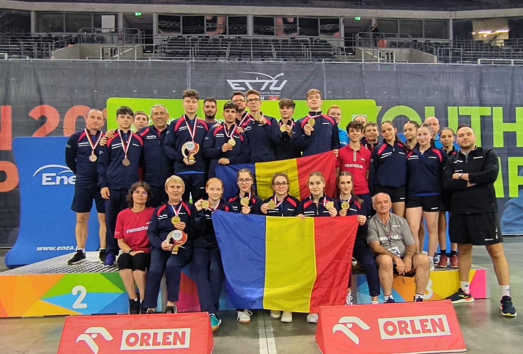  România, aur la Campionatele Europene de tenis de masă