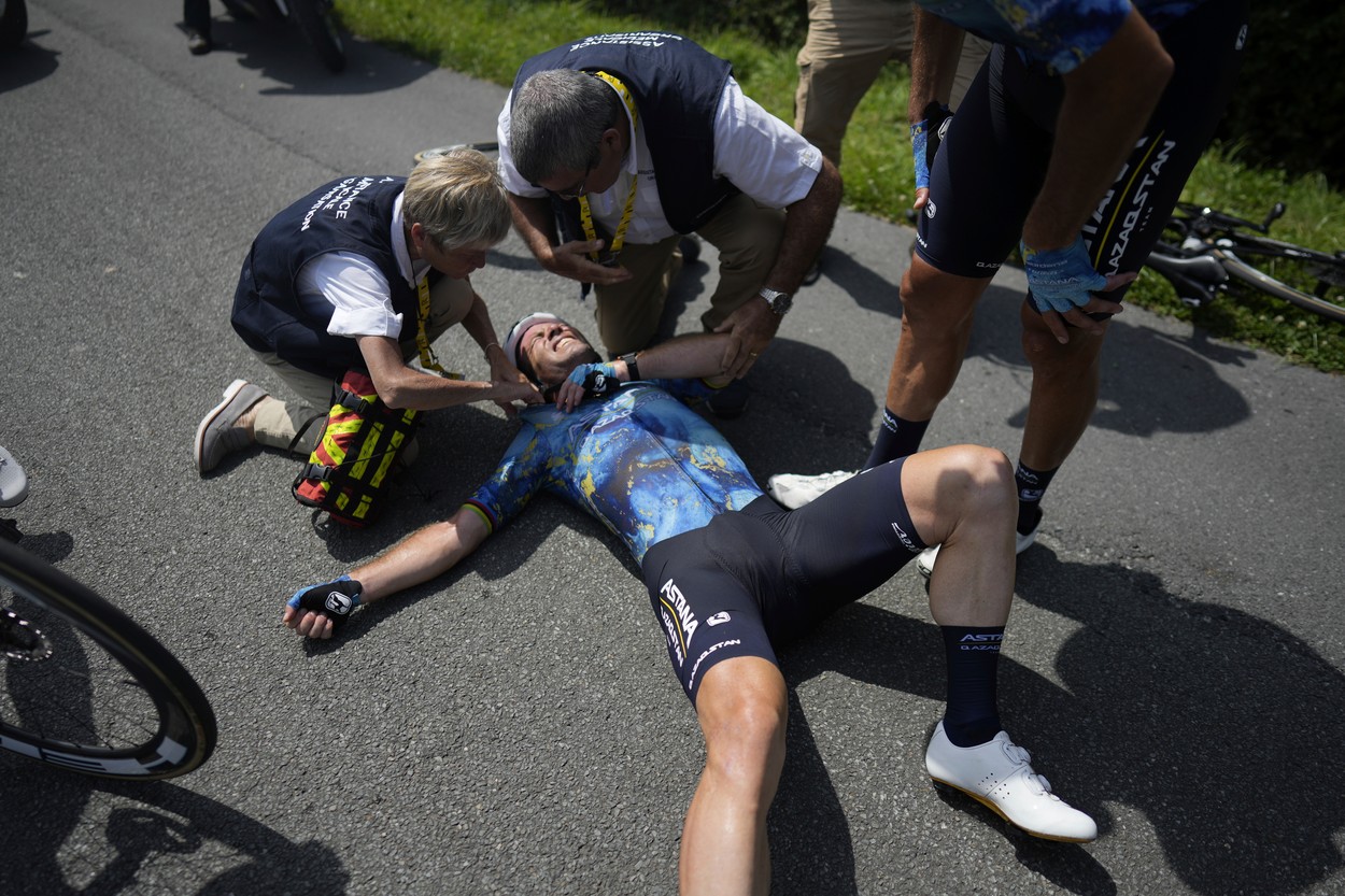  VIDEO Mark Cavendish, final trist pentru ultimul Tur al Franței din carieră